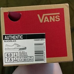 Vans All Black shoes